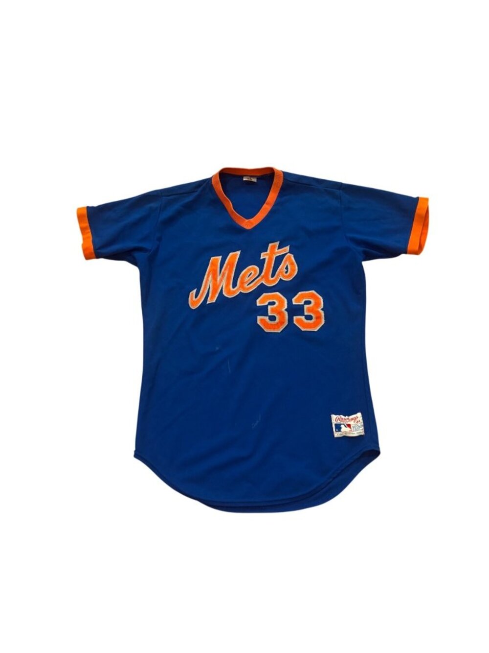 1988 Game Worn St. Lucie Mets Andre "Dre" Jacas #33 Rawlings Baseball Jersey 44
